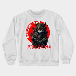 commander cat hiroshima Crewneck Sweatshirt